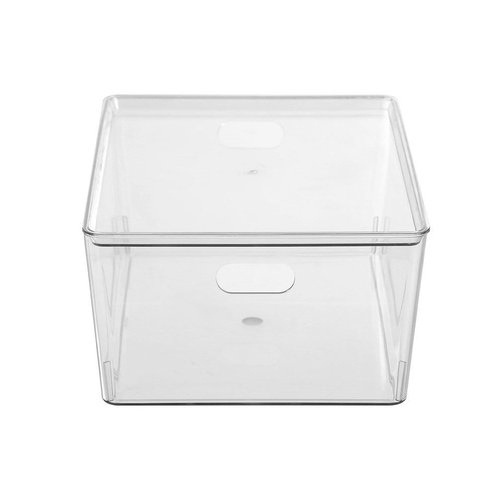 Crystal Tidy Lidded Storage Box 12L