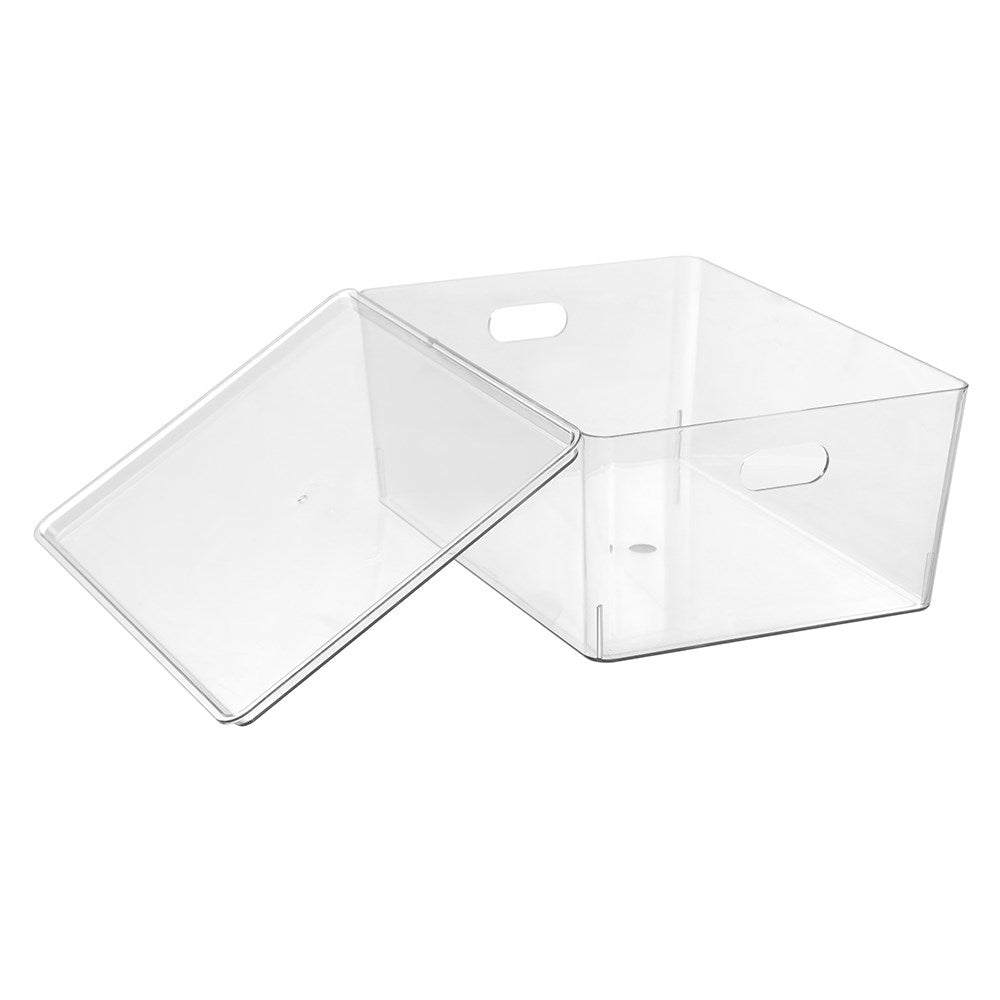 Crystal Tidy Lidded Storage Box 12L