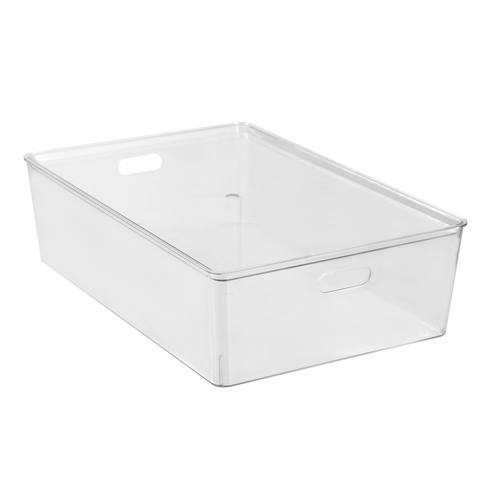 Crystal Tidy Lidded Storage Box 24L