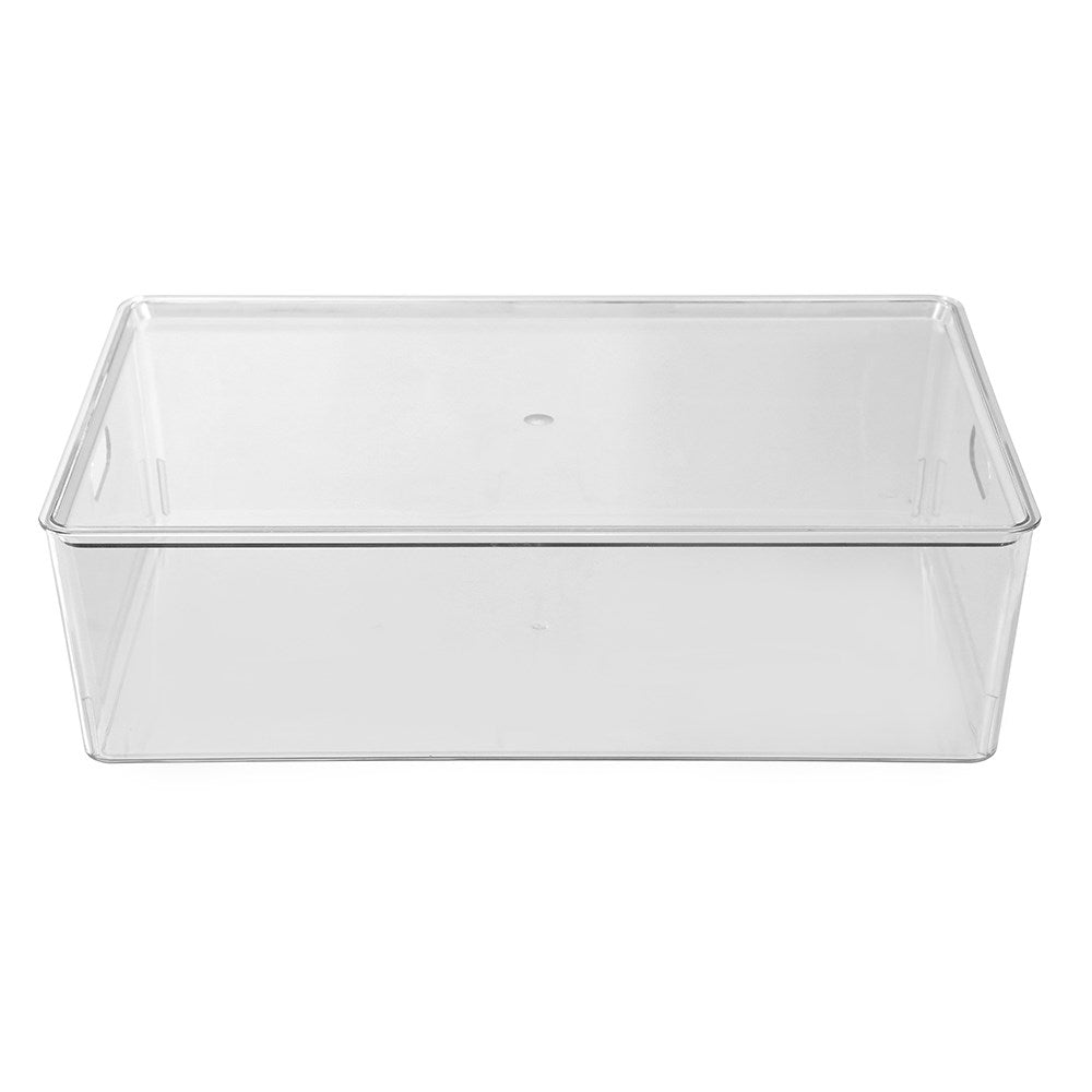 Crystal Tidy Lidded Storage Box 24L