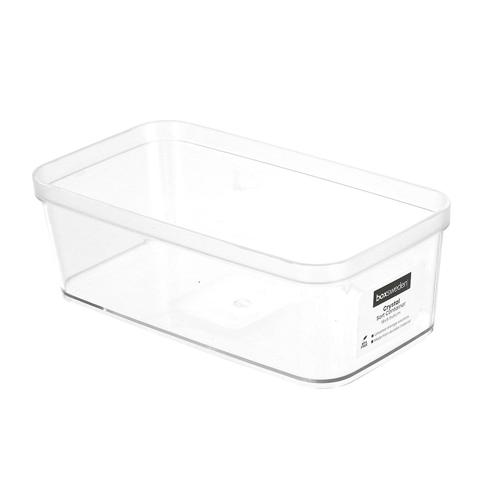 Crystal Sort Container 18 x 9.5 x 6cm