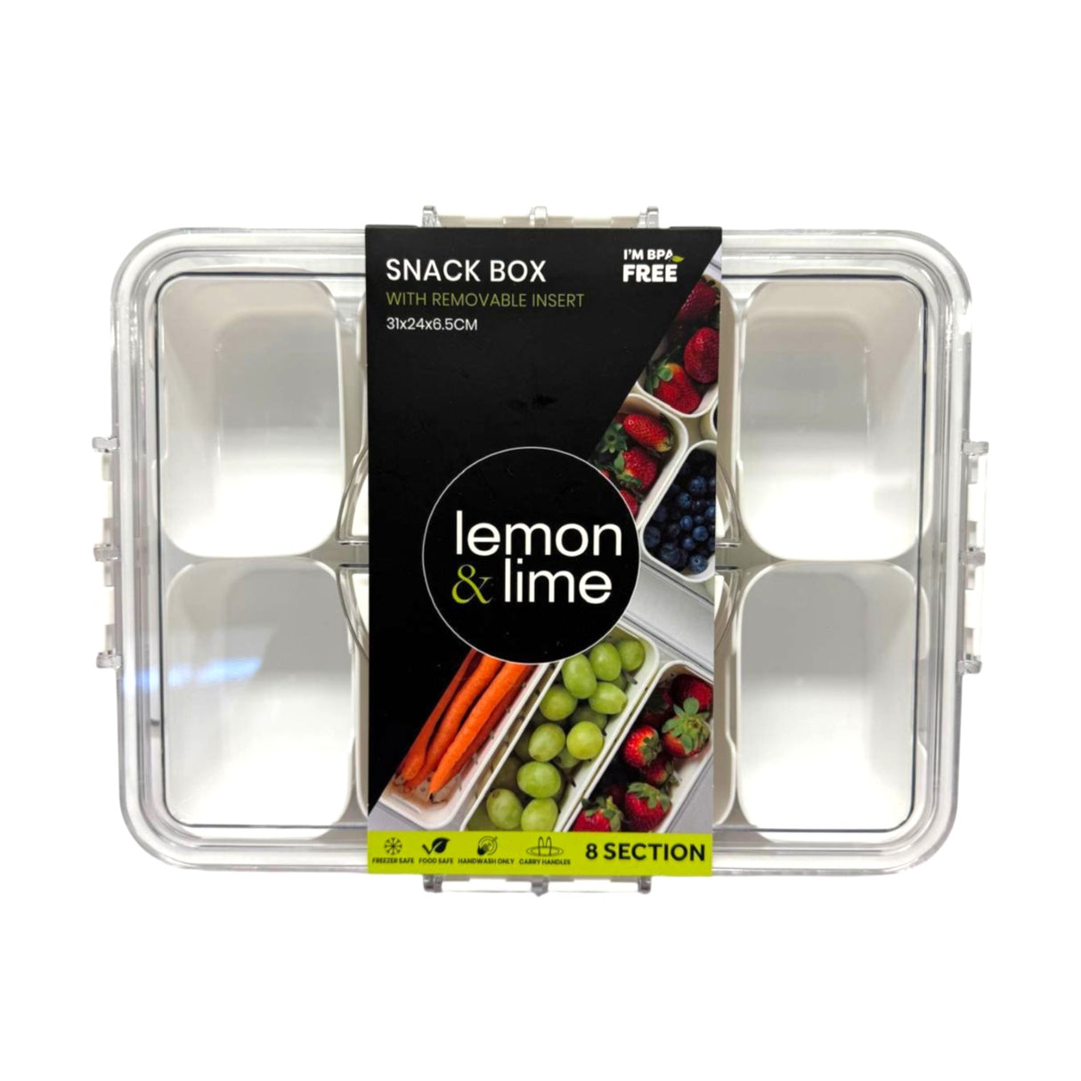 Snack Box Food Storer - 8 Compartments