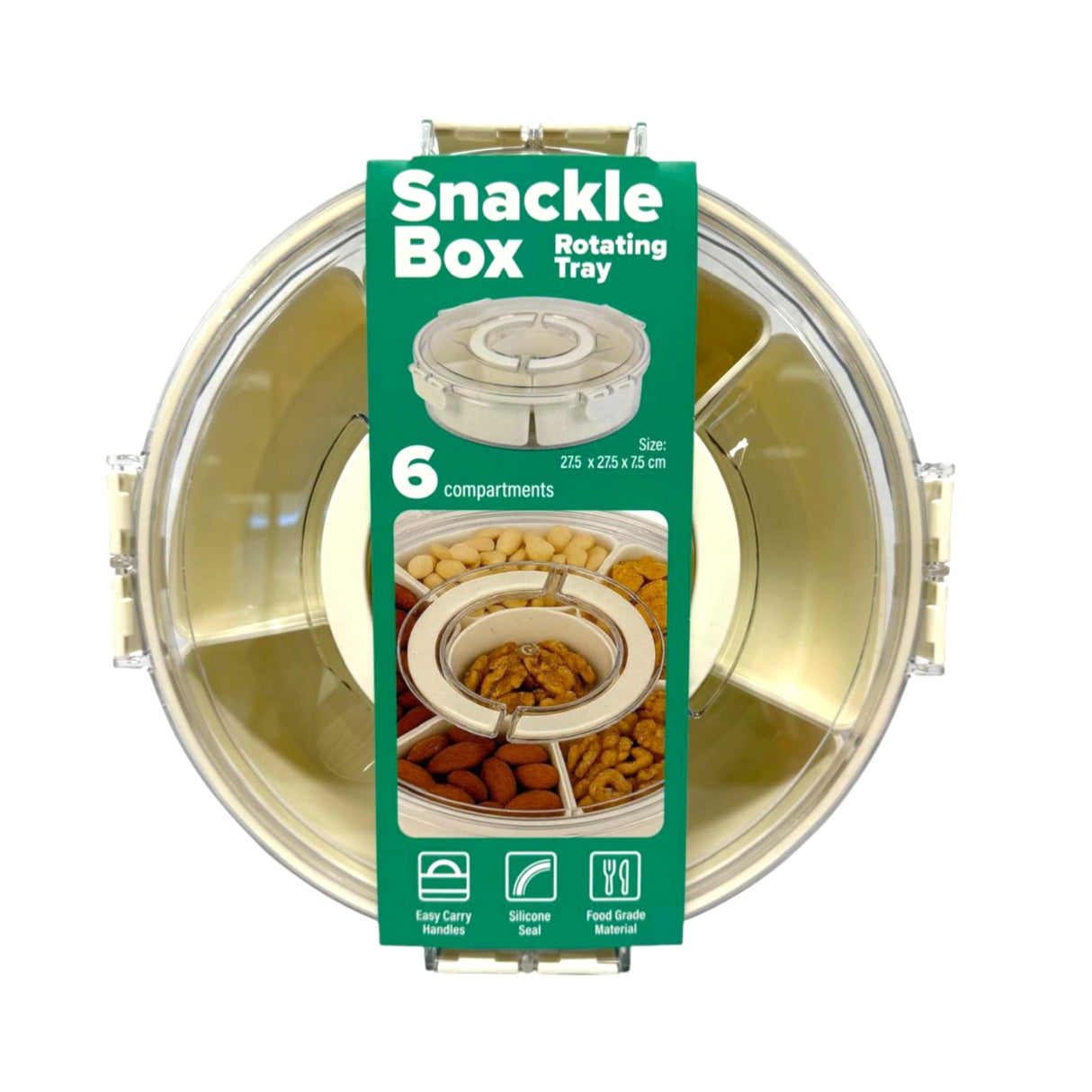 Snack Box Food Storer - 6 Compartments