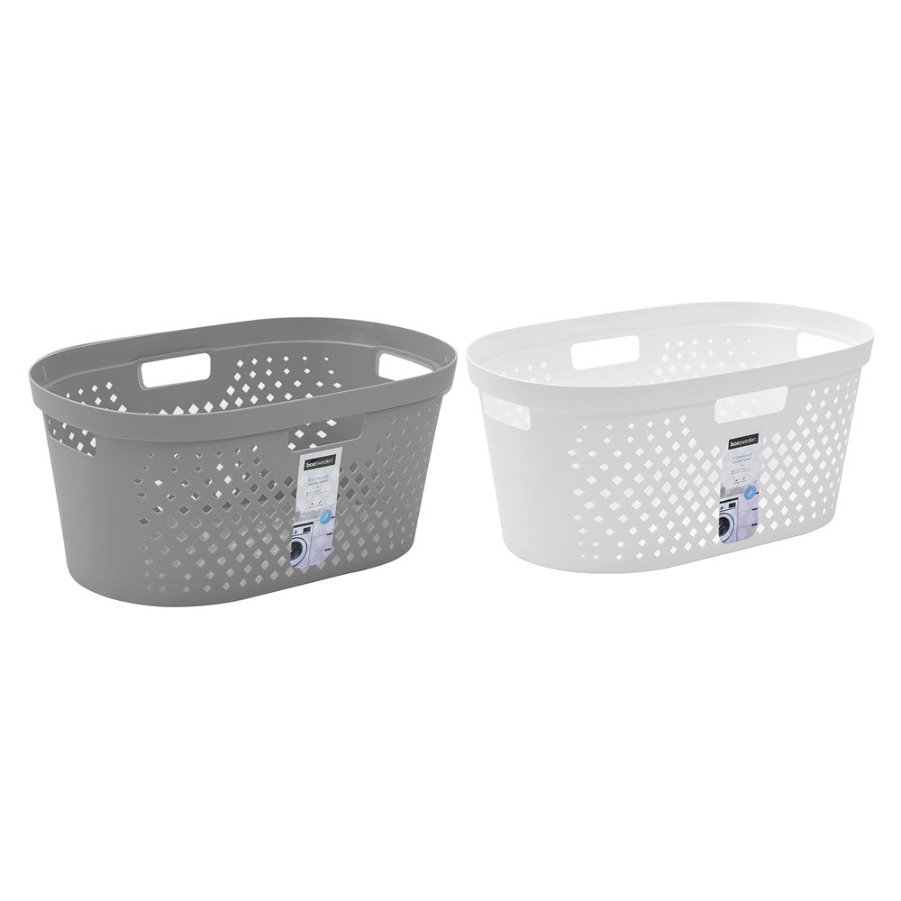 Diamond Laundry Basket 40L