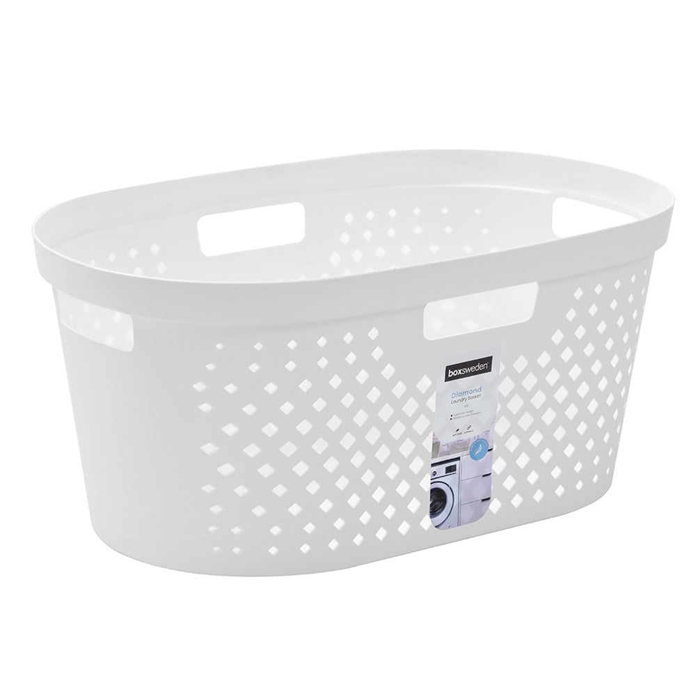 Diamond Laundry Basket 40L