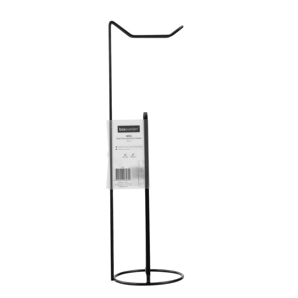 Wire Toilet Roll Dispenser Stand 54cm