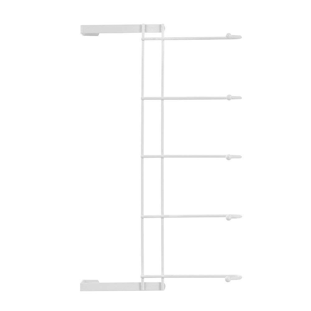 Wire Over Door 5 Hook Hanger Large - White