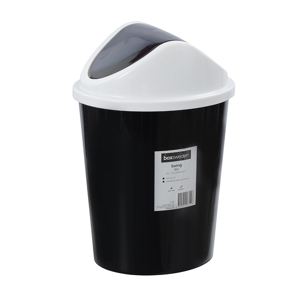 Swing Lid Bin 11L