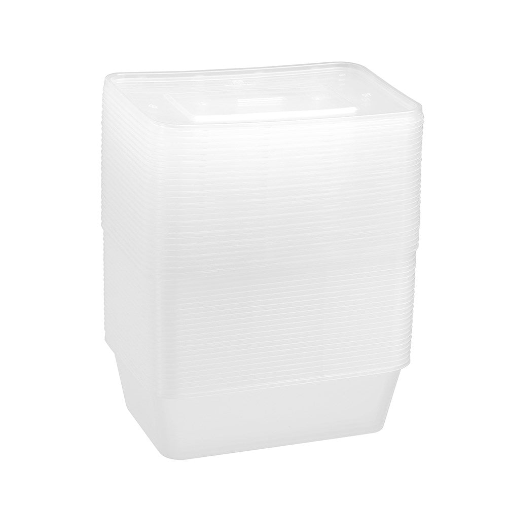 25 Pack Reusable Food Container 750ml