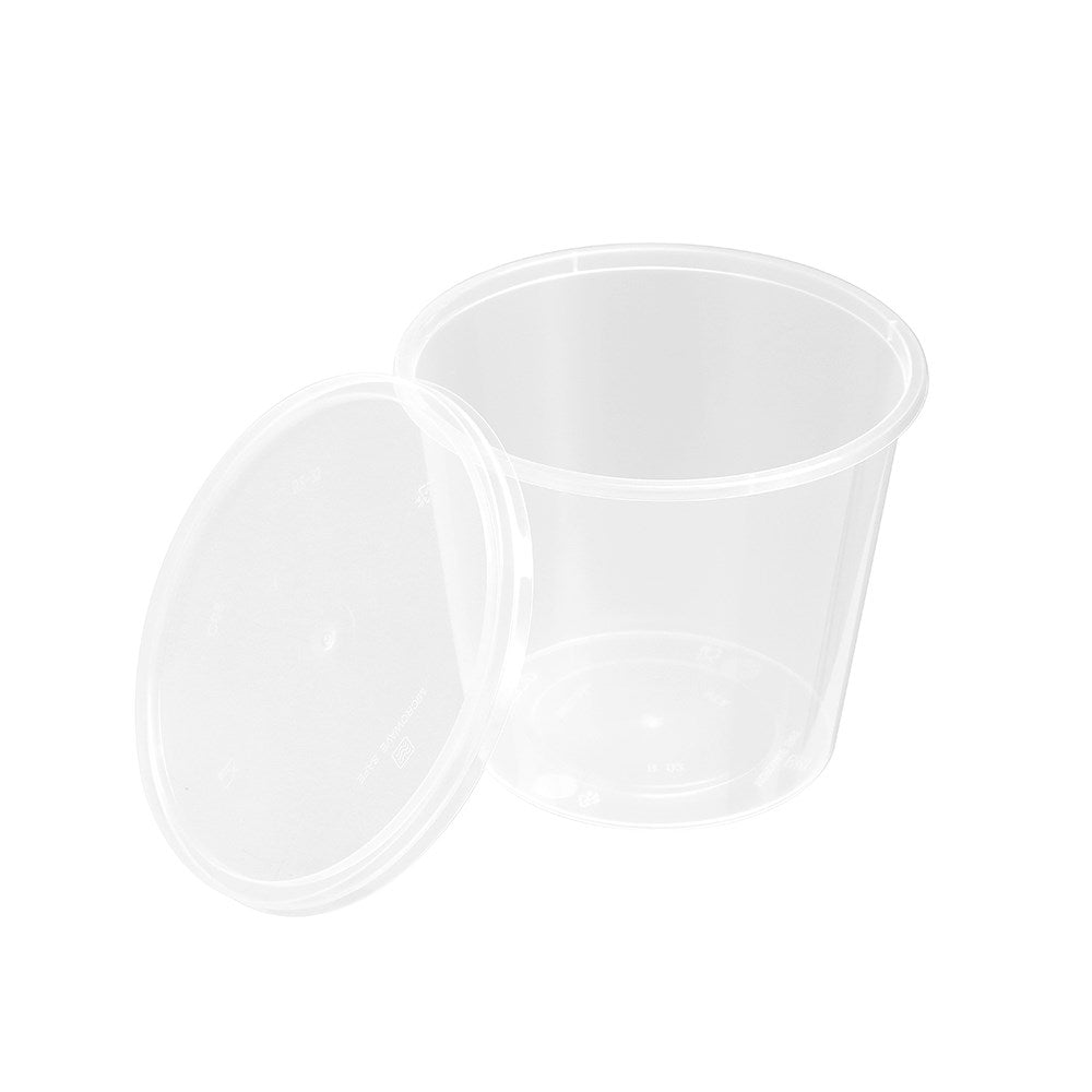 8 Pack Round Reusable Food Container 700ml