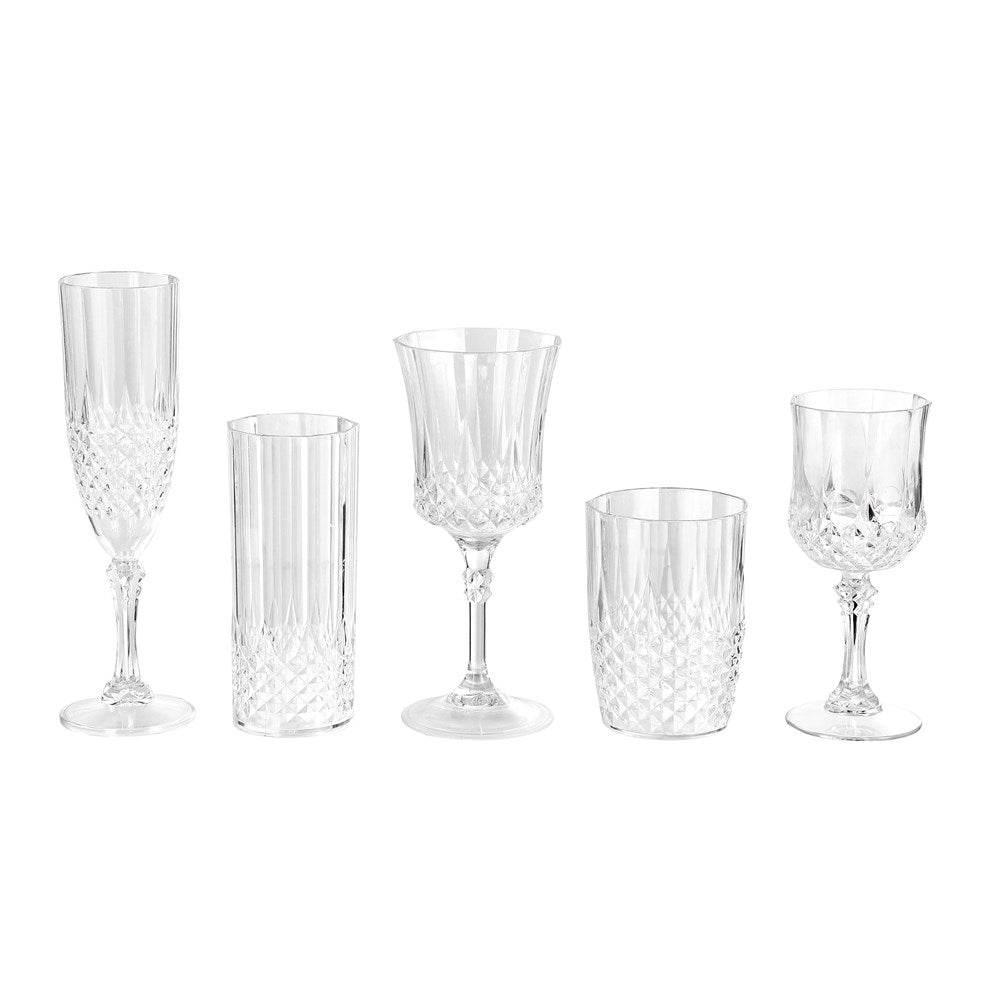 Crystal Deco Champagne Glass 230ml