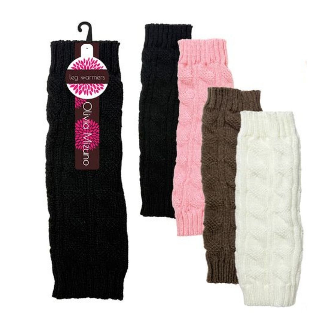 Knitted Leg Warmers - 4 Colours