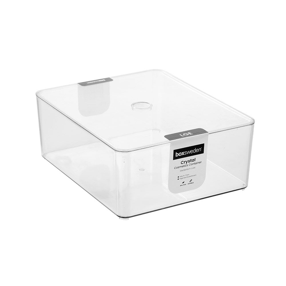 Crystal Cosmetic Containe r- Large
