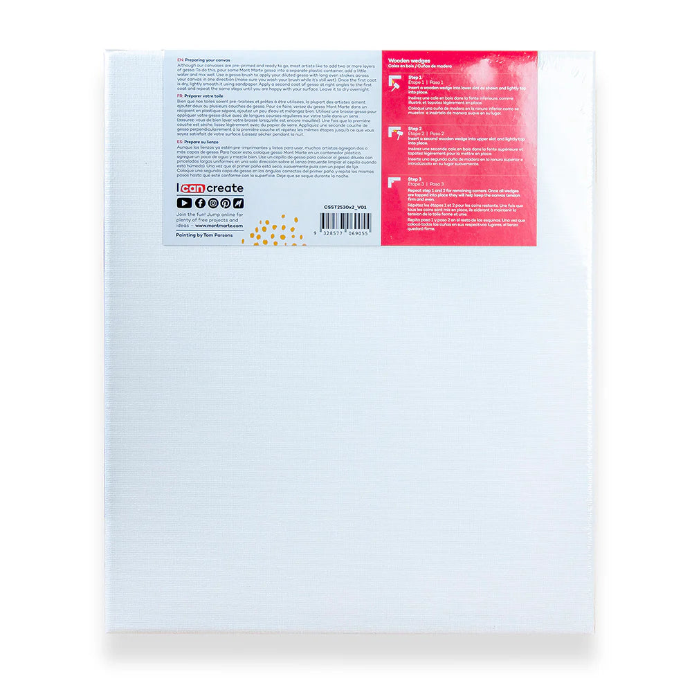 Single Thick Canvas Pk 2 – 25 x 30cm