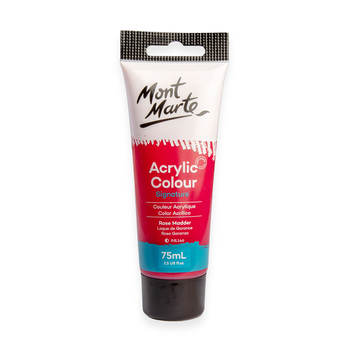 Acrylic Paint Rose Madder 75ml - Mont Marte
