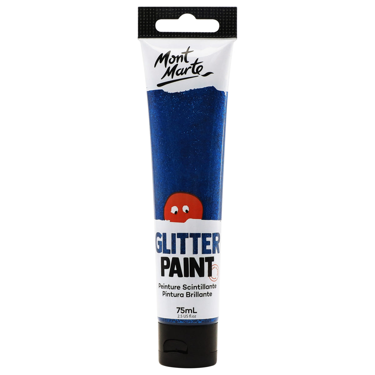 Glitter Paint 75ml - Dark Blue - Mont Marte