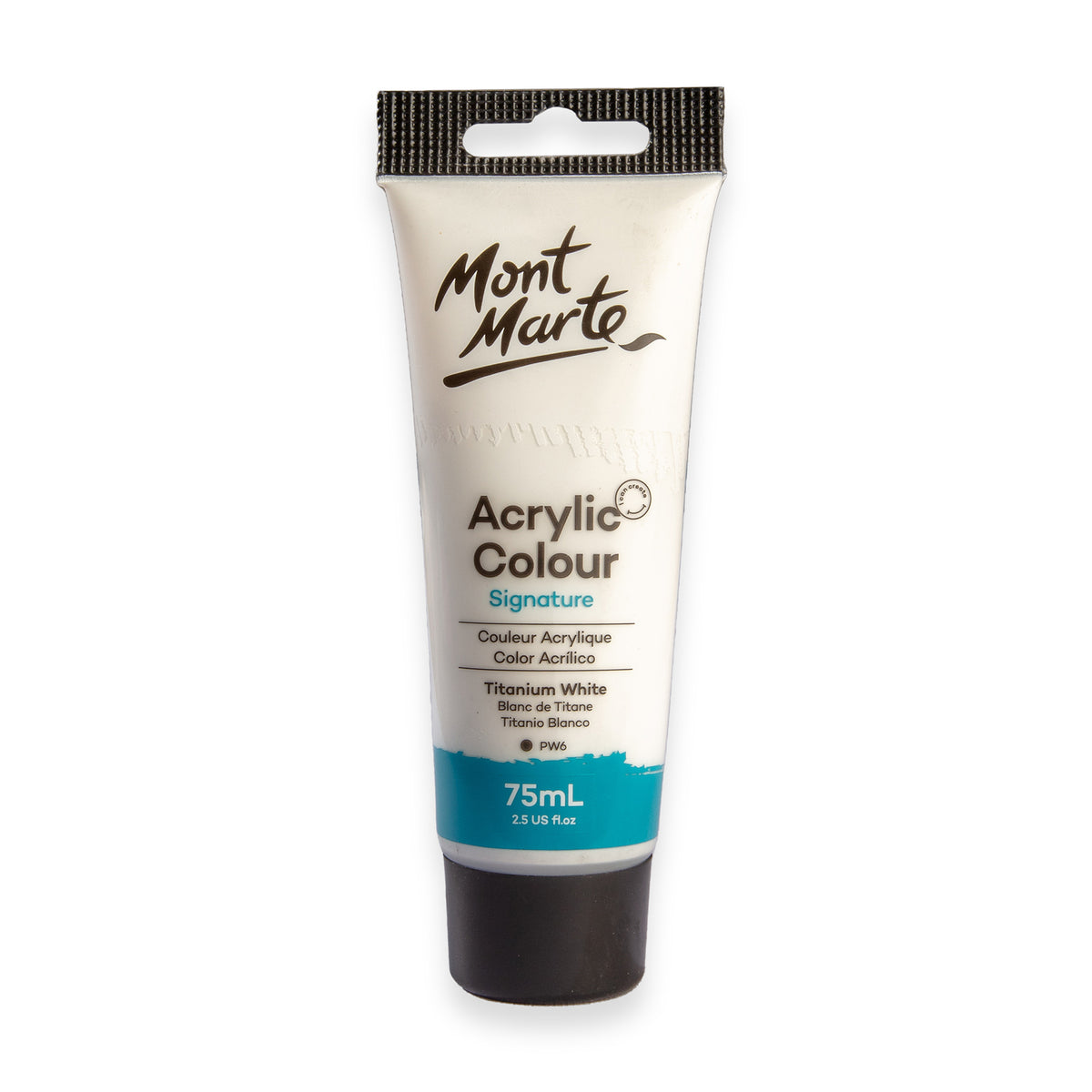 Acrylic Paint Titanium White 75ml - Mont Marte
