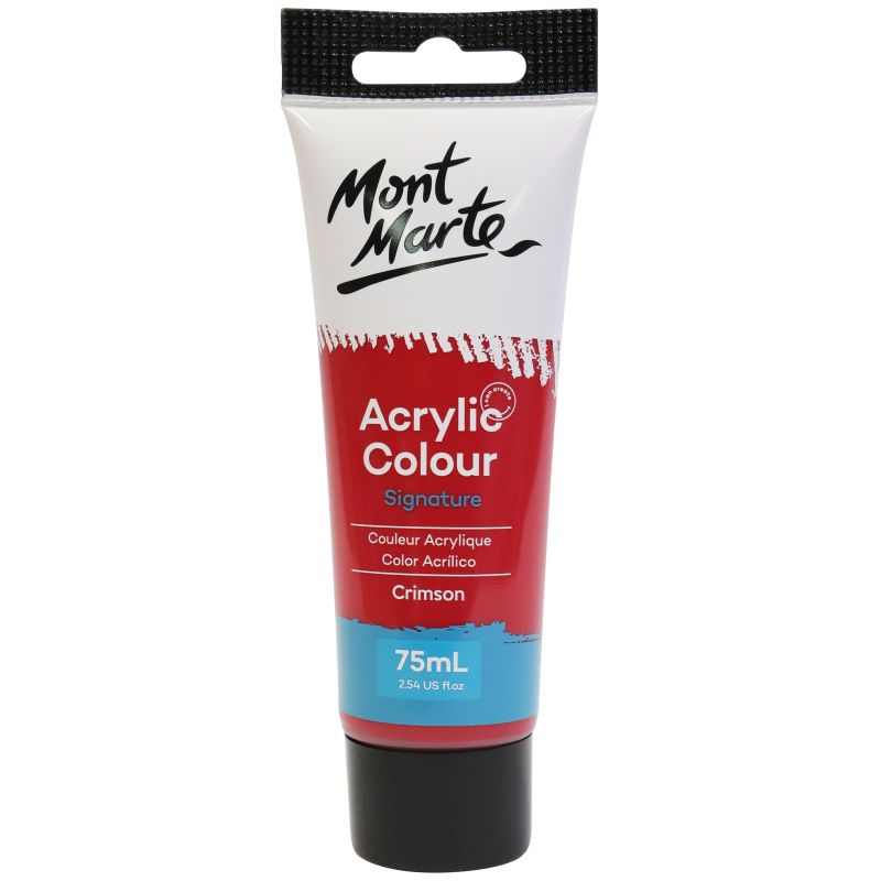 Acrylic Paint Crimson 75ml