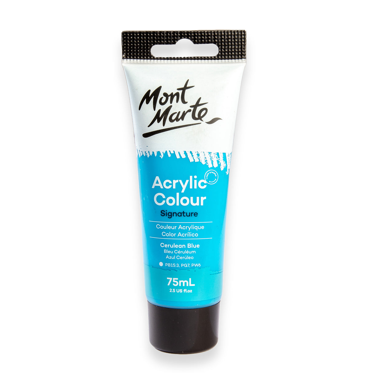 Acrylic Paint Cerulean Blue 75ml - Mont Marte