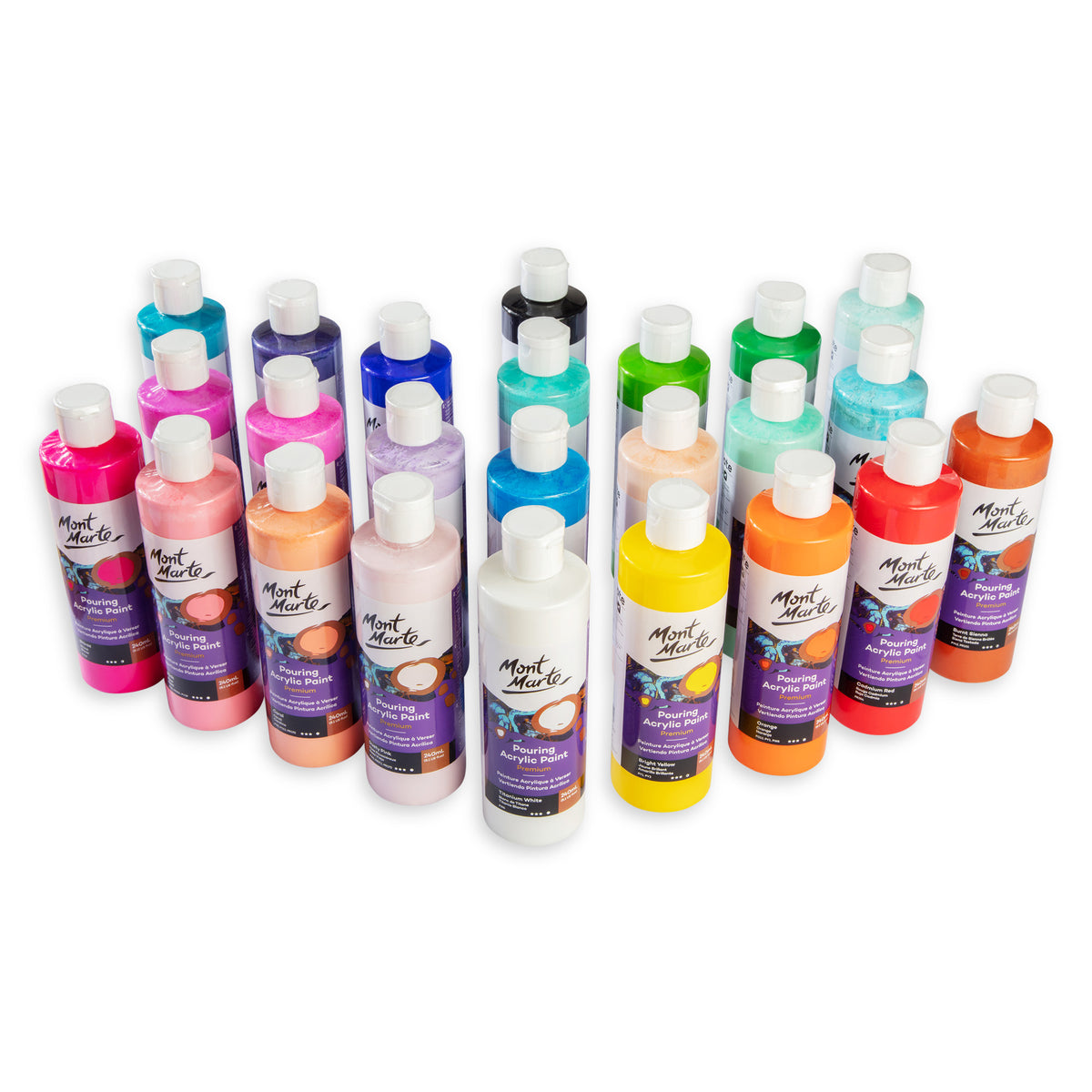 Pouring Acrylic Paint 240ml - Shiraz - Mont Marte