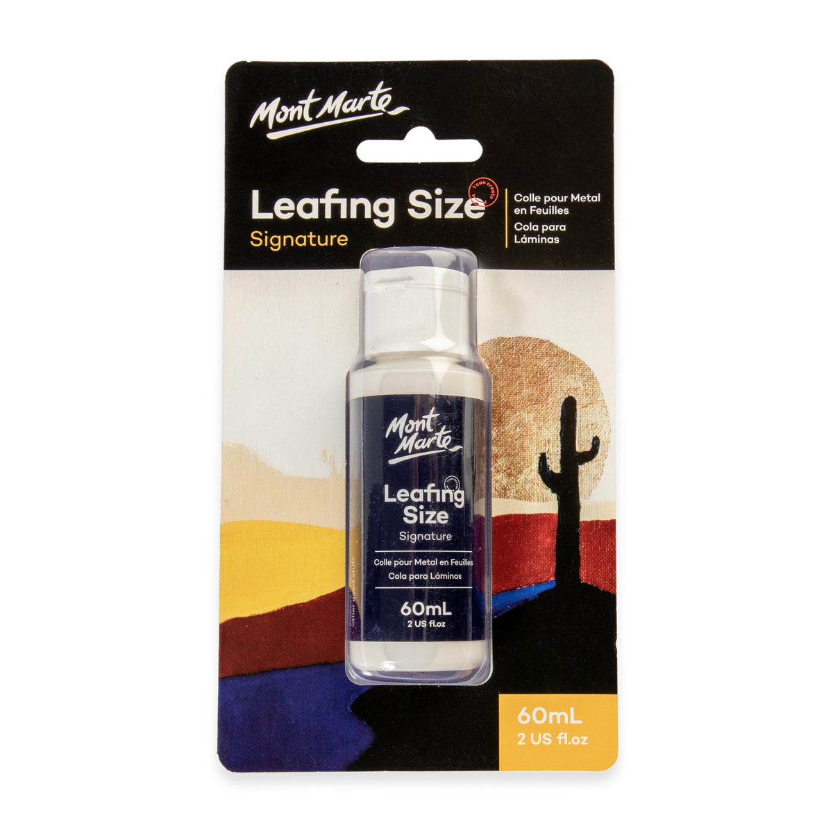 Leafing Size Gilding Adhesive 60ml - Mont Marte