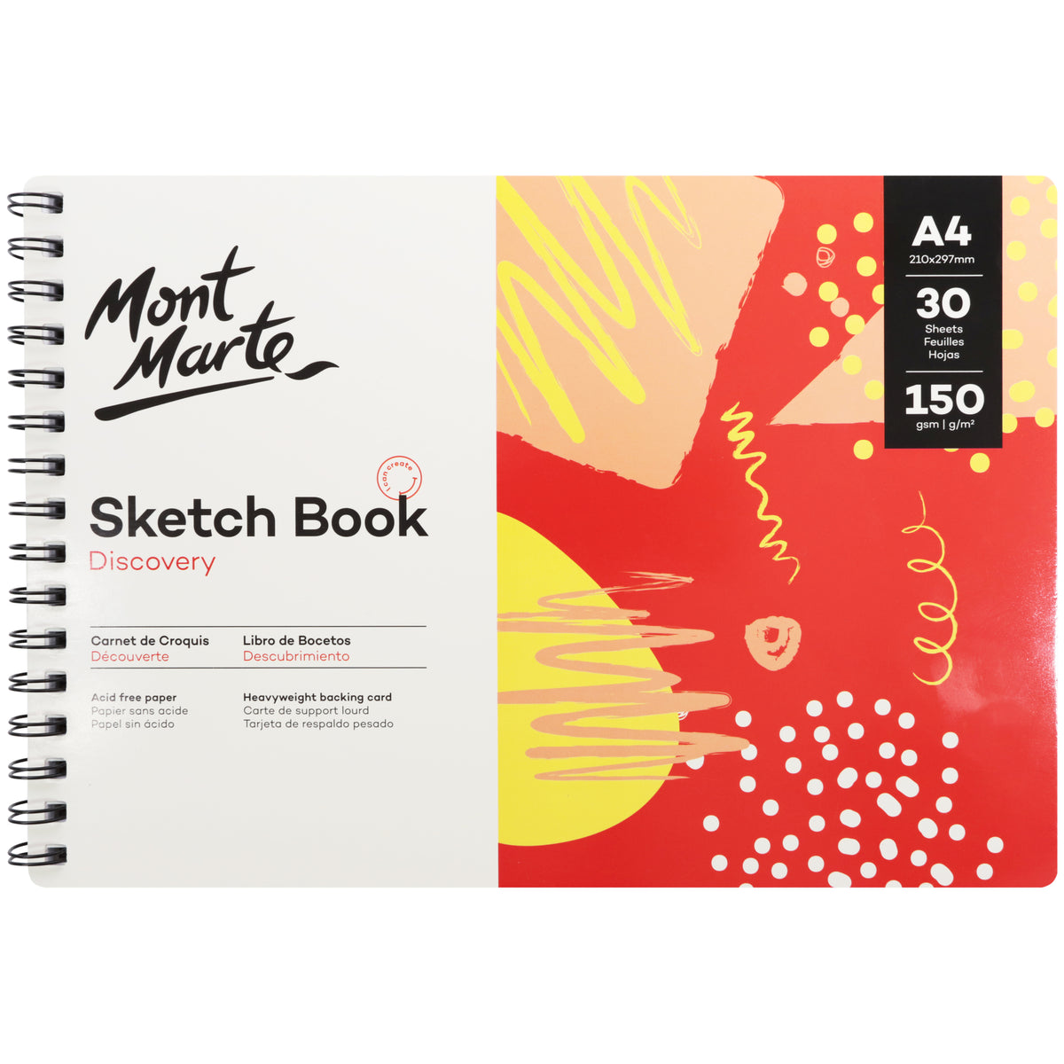Sketch Book A4 30 Sheets 150gsm - Mont Marte