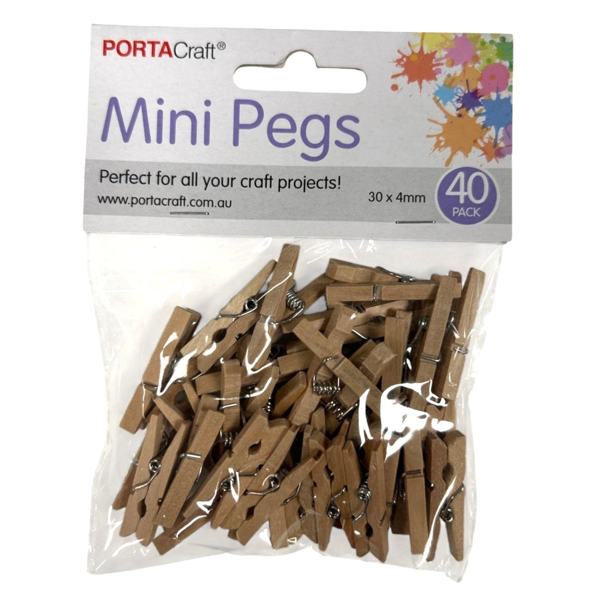 Mini Wooden Pegs