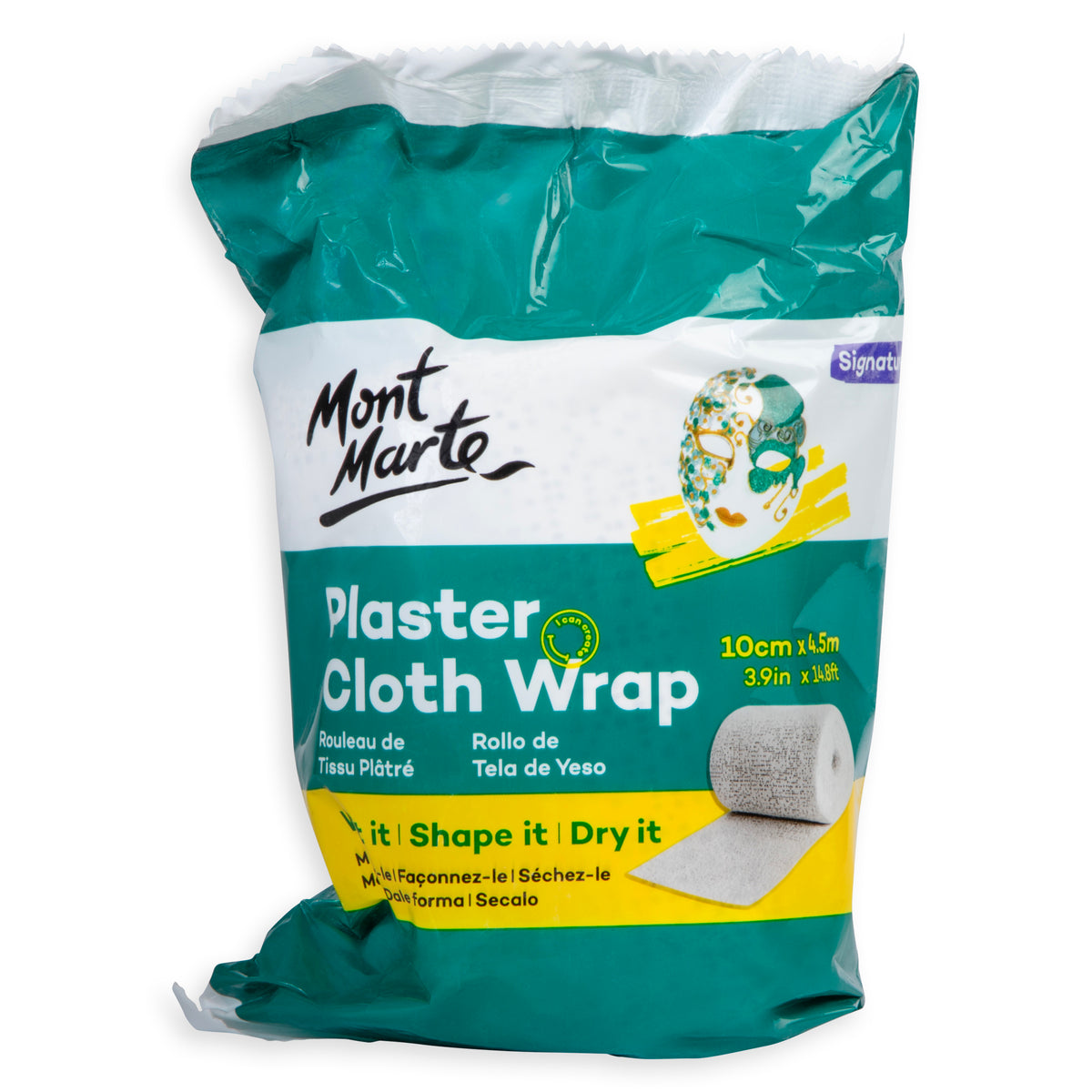 Plaster Cloth Wrap 10cm x 4.6m - Mont Marte