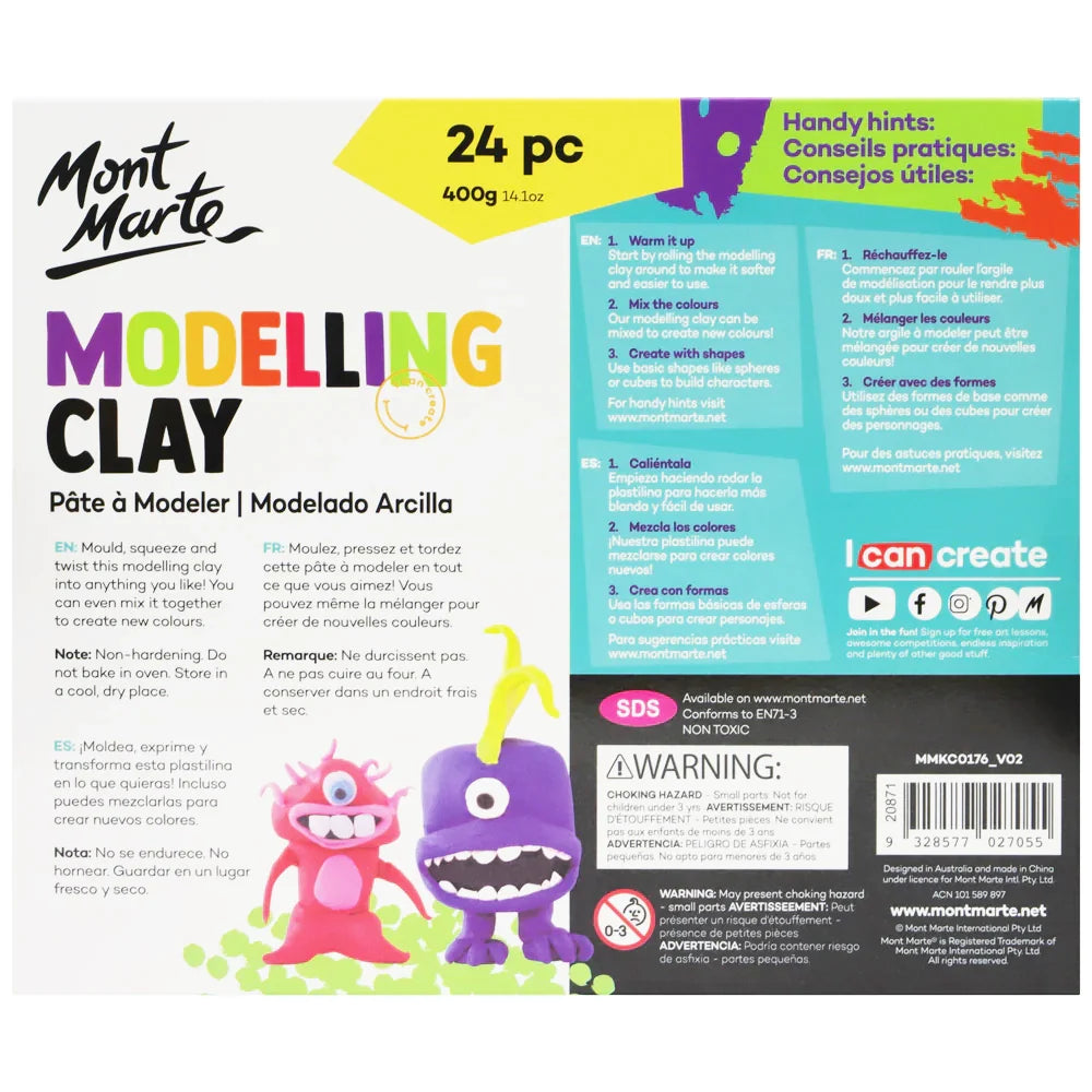 Modelling Clay 24 Piece Set