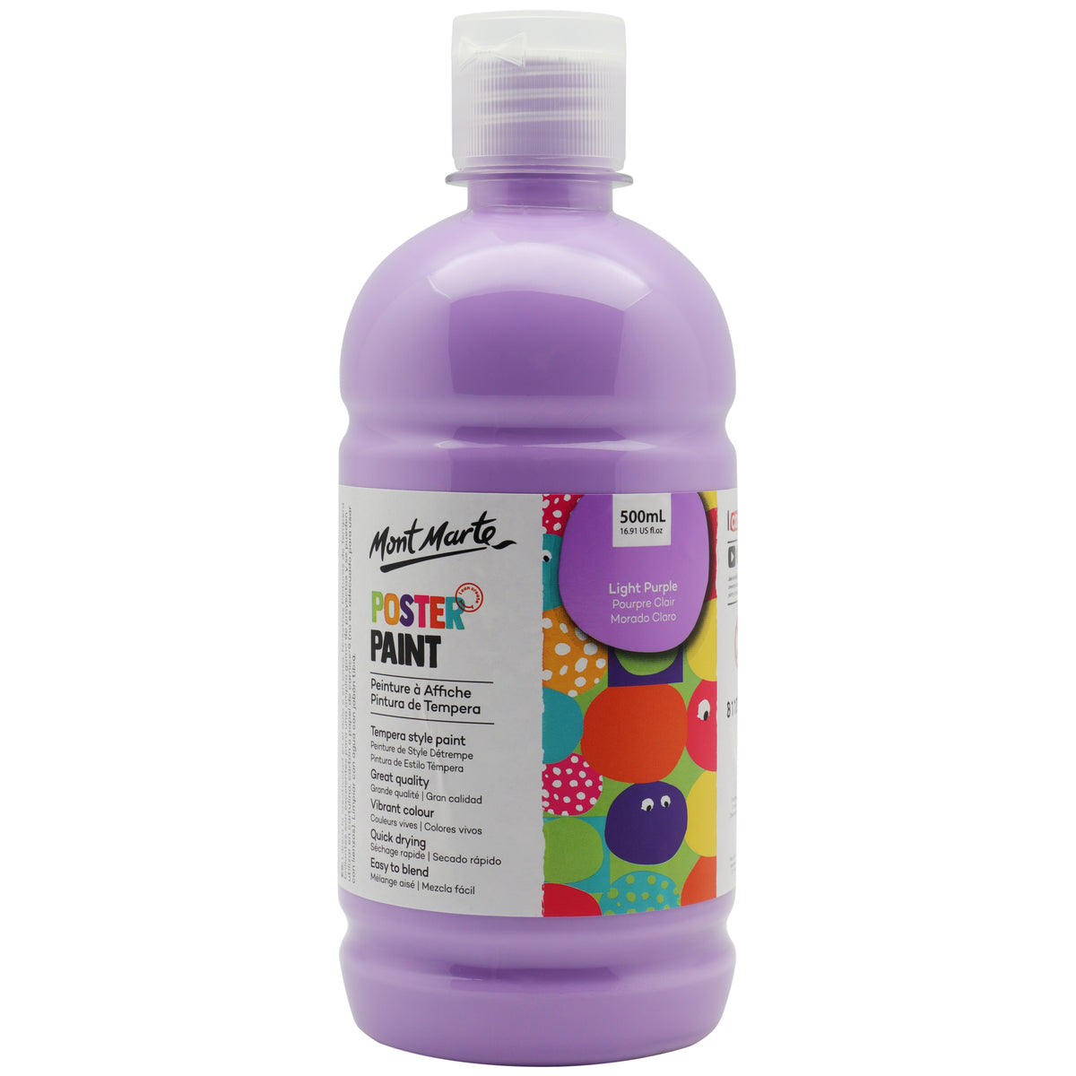Kids Poster Paint Purple 500ml - Mont Marte