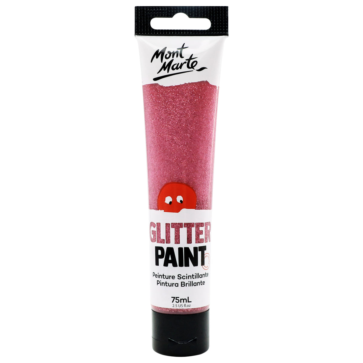 Glitter Paint 75ml - Pink - Mont Marte