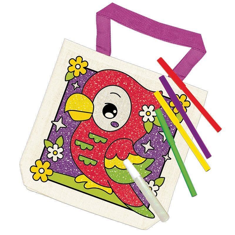 Colour Your Own Bag with Sticky Gems