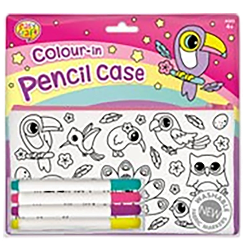 Colour-in Your Own Pencil Case - Assorted