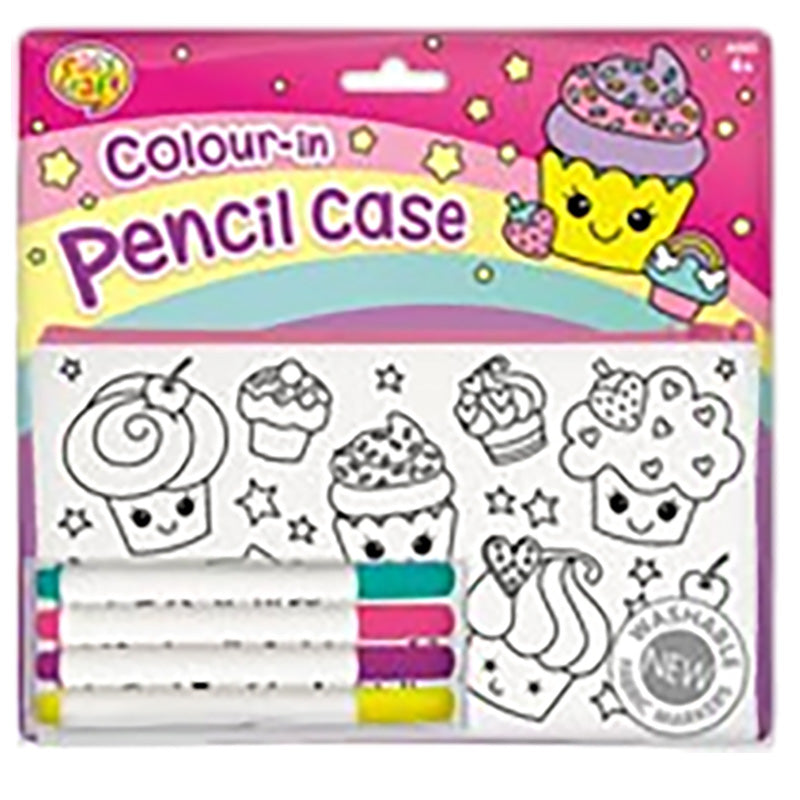 Colour-in Your Own Pencil Case - Assorted