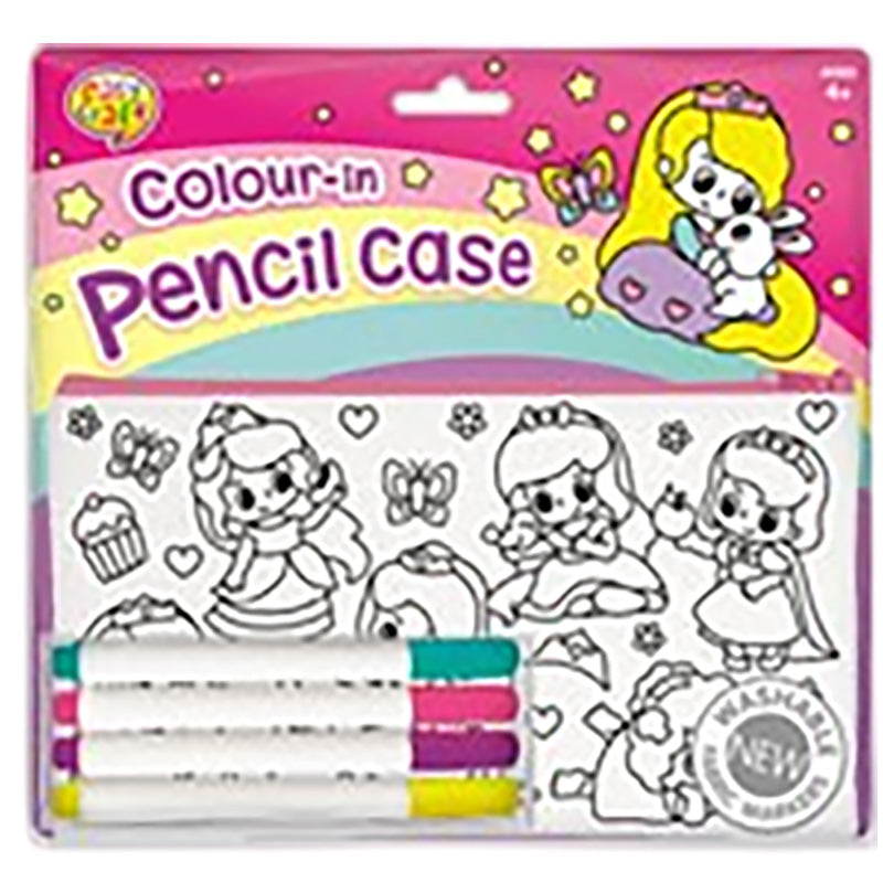 Colour-in Your Own Pencil Case - Assorted