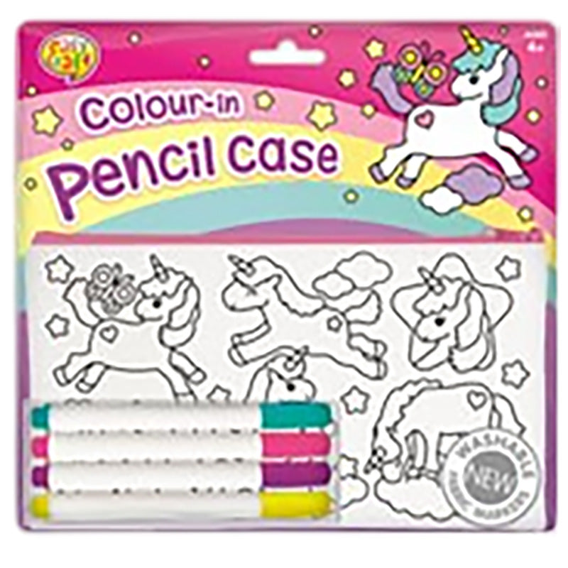 Colour-in Your Own Pencil Case - Assorted