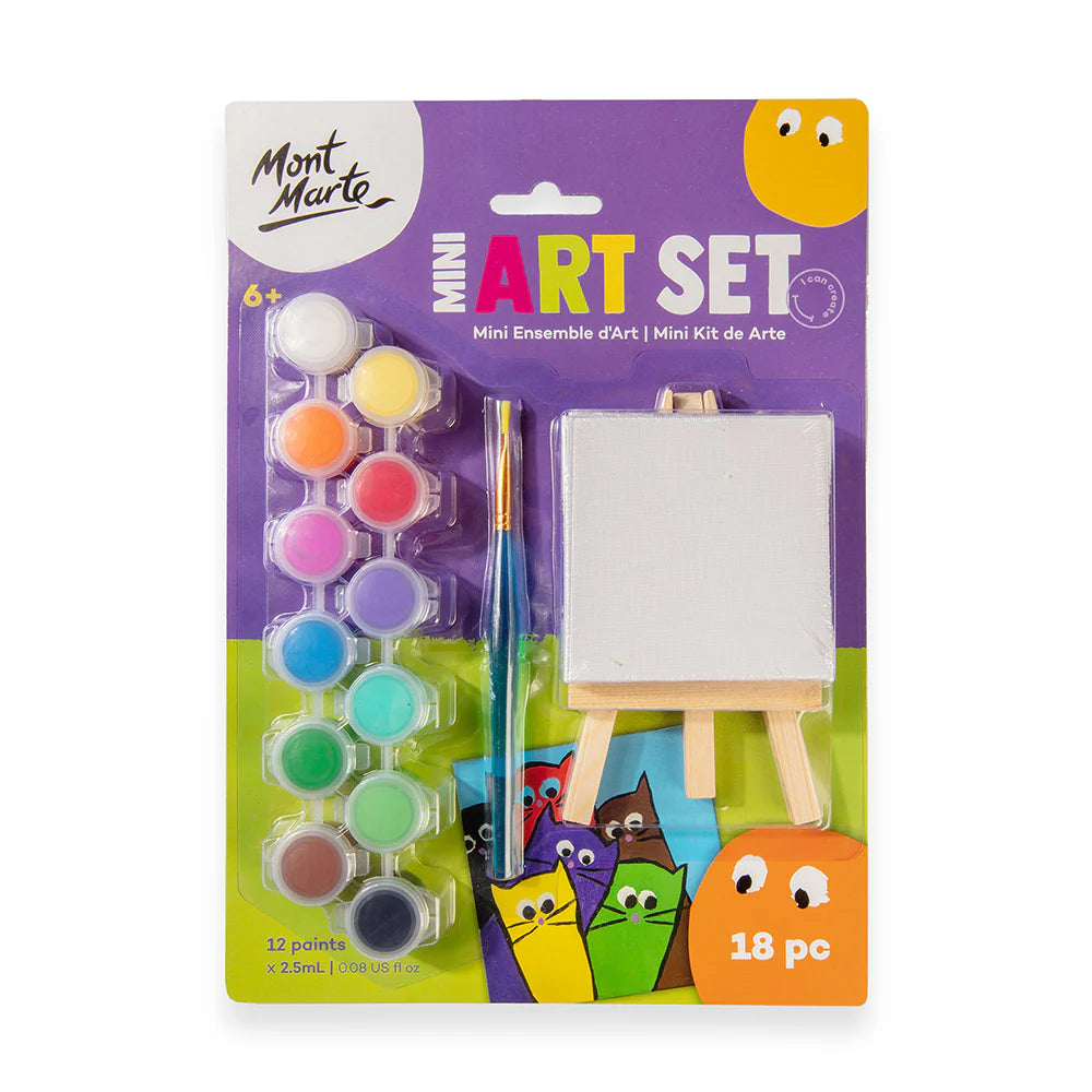 Mont Marte Kids Mini Art Set 18 pce