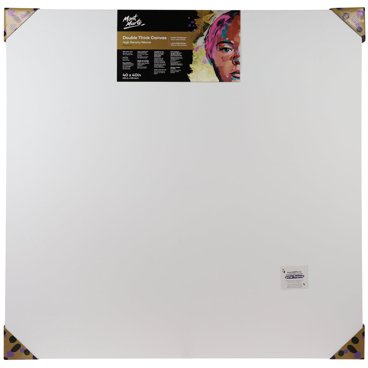 Double Thick Premium Canvas 101.6 x 101.6cm - Mont Marte