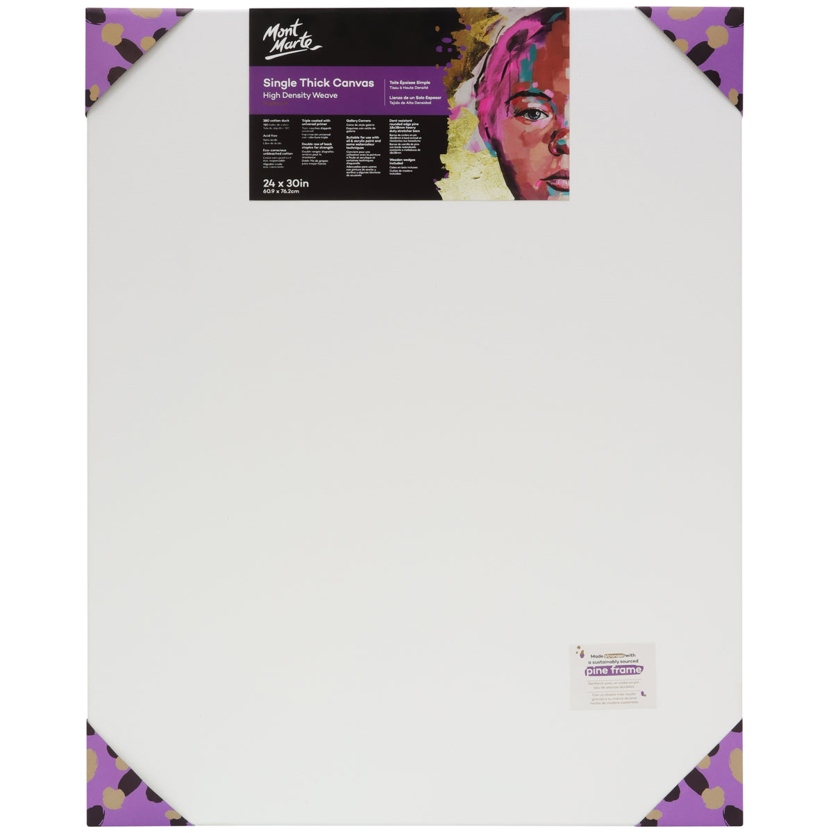 Single Thick Premium Canvas 60.9 x 76.2cm - Mont Marte