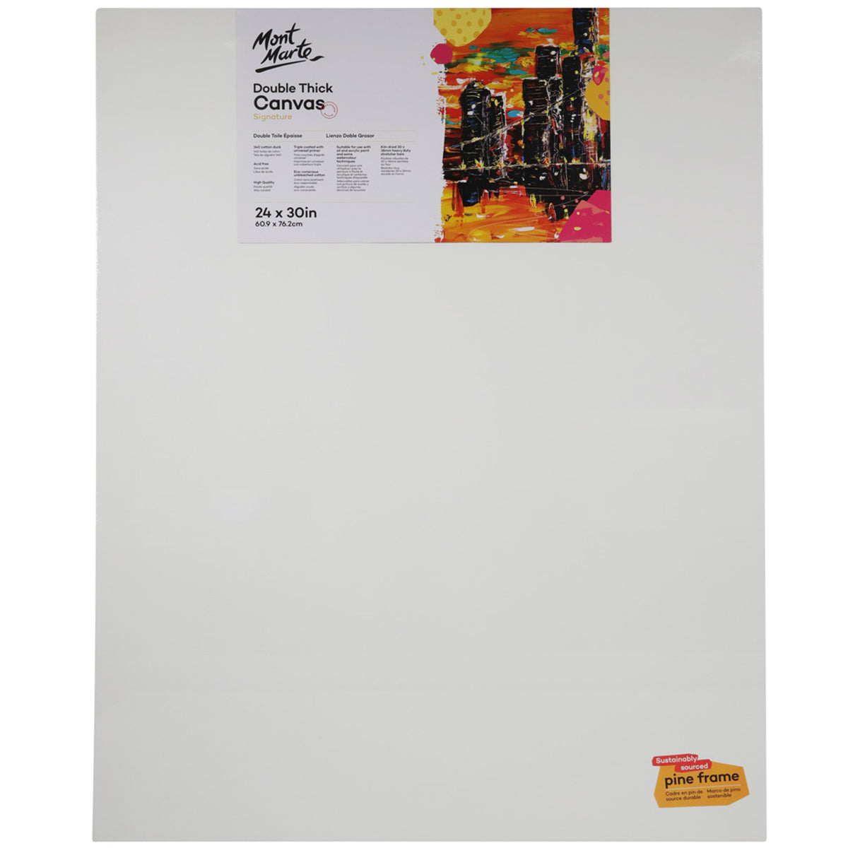 Double Thick Canvas - 60.9 x 76.2cm (24 x 30in) - Mont Marte