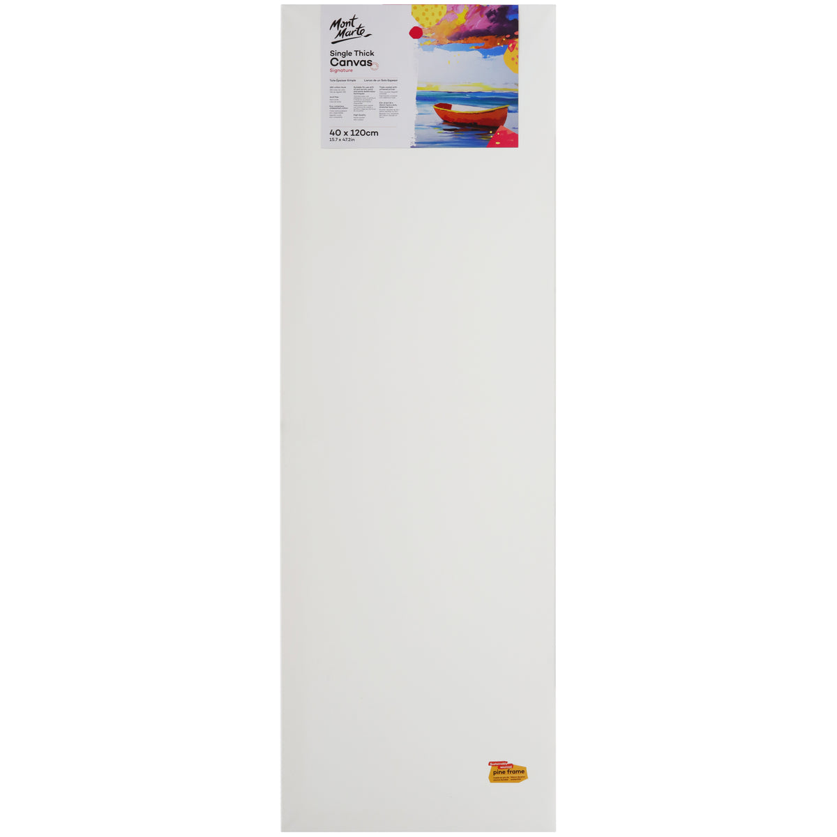 Single Thick Canvas - 40 x 120cm - Mont Marte