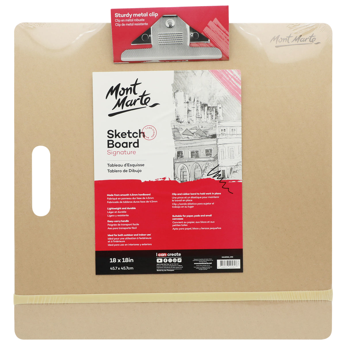 Sketch Board - 45.7 x 45.7cm - Mont Marte