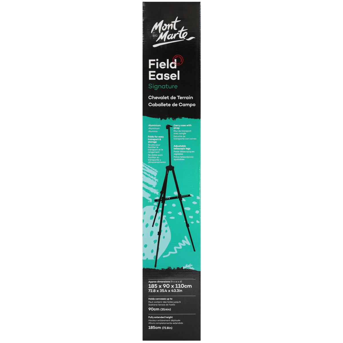 Field Easel with Carry Case - Mont Marte Signature - Mont Marte