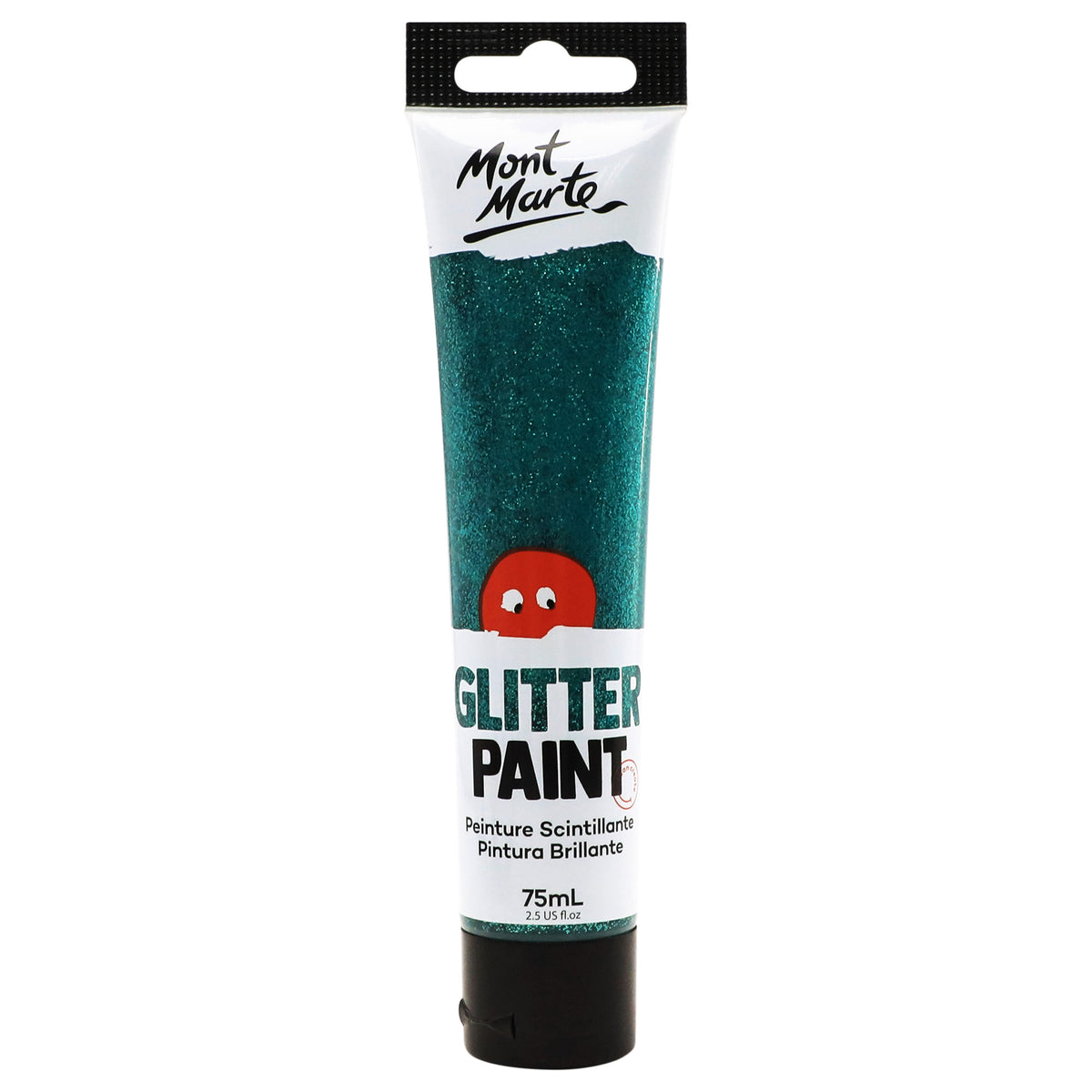 Glitter Paint 75ml - Turquoise - Mont Marte
