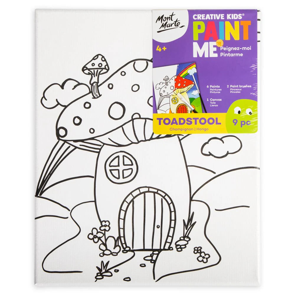 Creative Kids Canvas - 9 Piece Set - Assorted designs