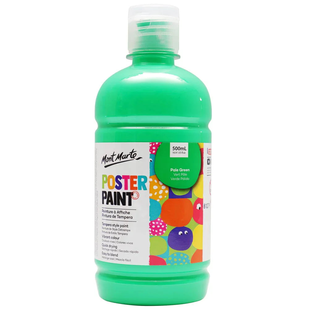 Kids Poster Paint Pale Green 500ml