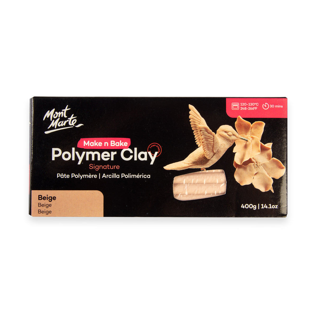 400g Polymer Clay Signature - Beige - Mont Marte
