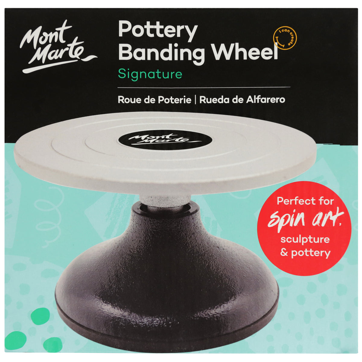 Pottery Banding Wheel - 18cm - Mont Marte
