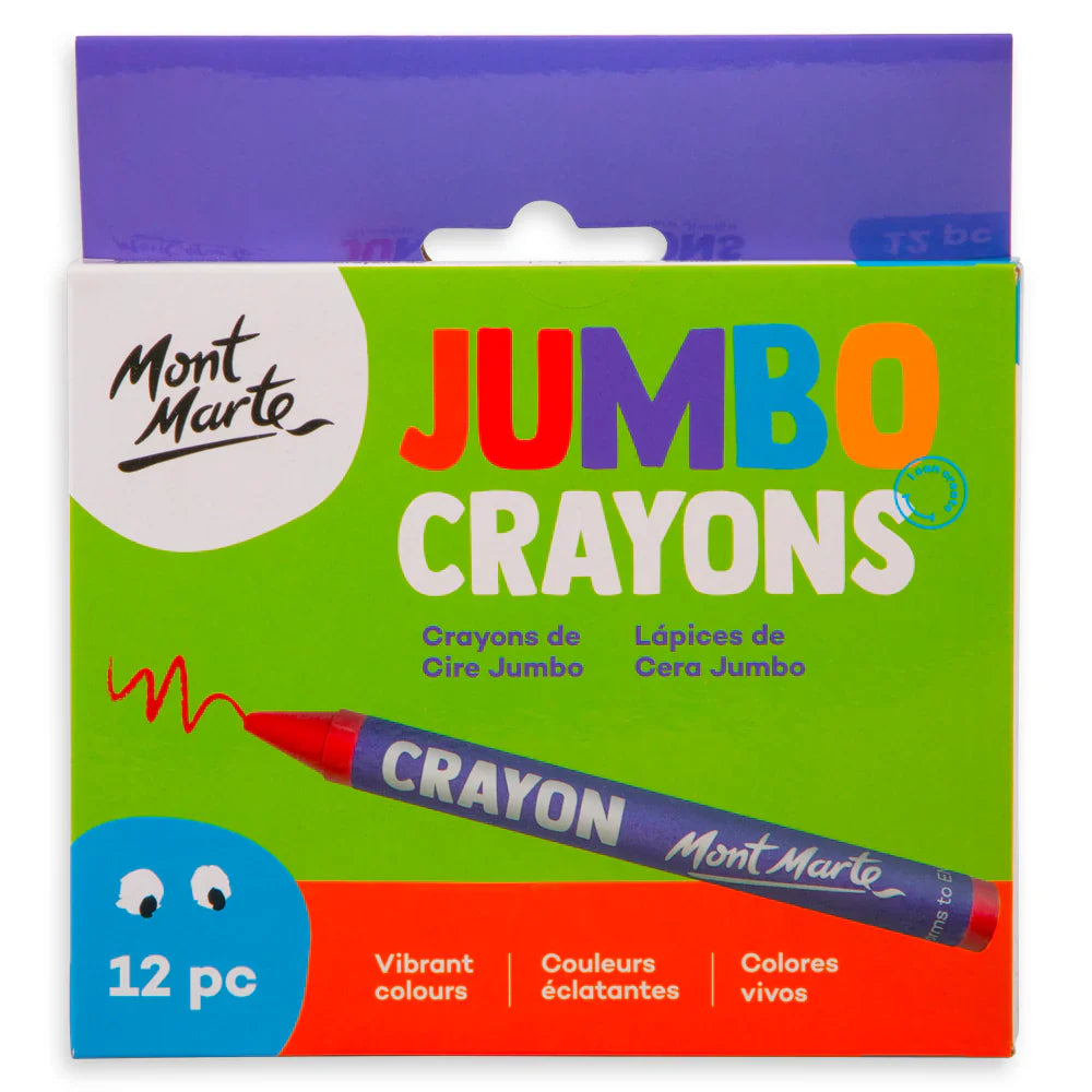 Kids Jumbo Crayons 12 Piece