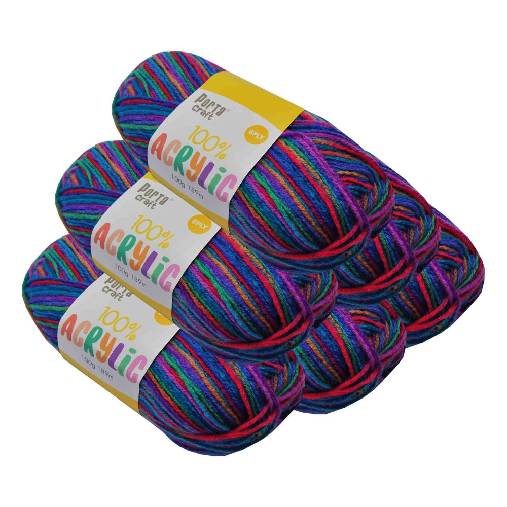 Acrylic Yarn Jelly Belly 100g